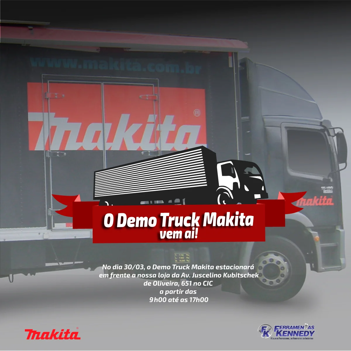 O Demo Truck Makita vem aí!