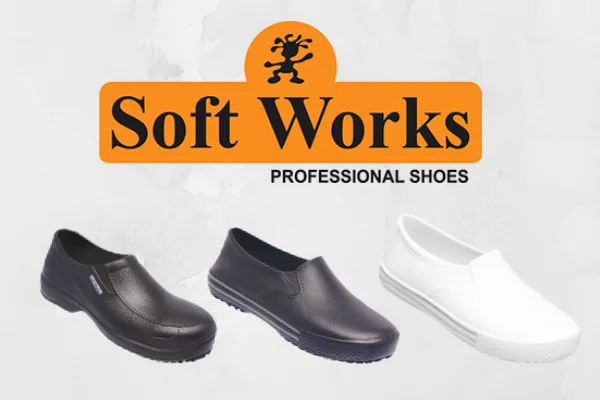 Conheça os sapatos antiderrapantes da Soft Works