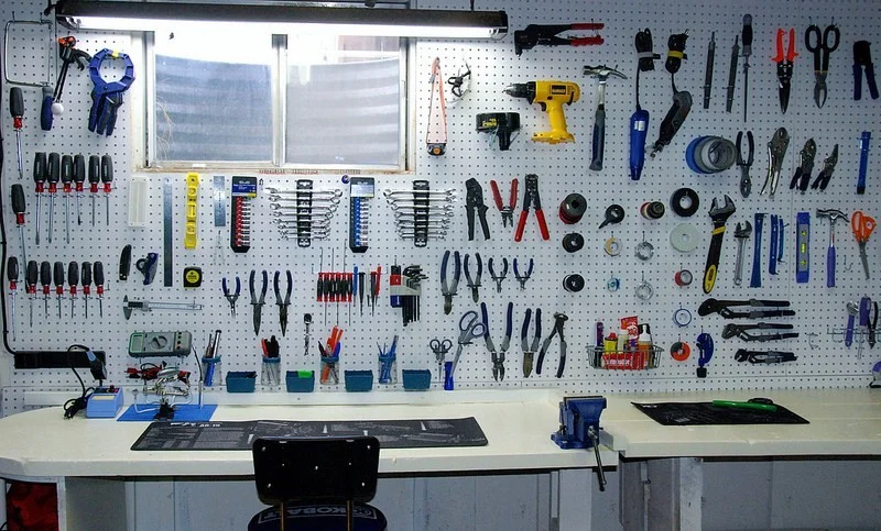 Tablero de herramientas.  Organização de ferramentas, Armario de  ferramentas, Organização da oficina