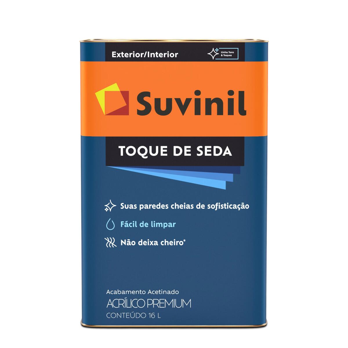 Tinta Acrílica Toque de Seda Acetinado Branca 18L Suvinil