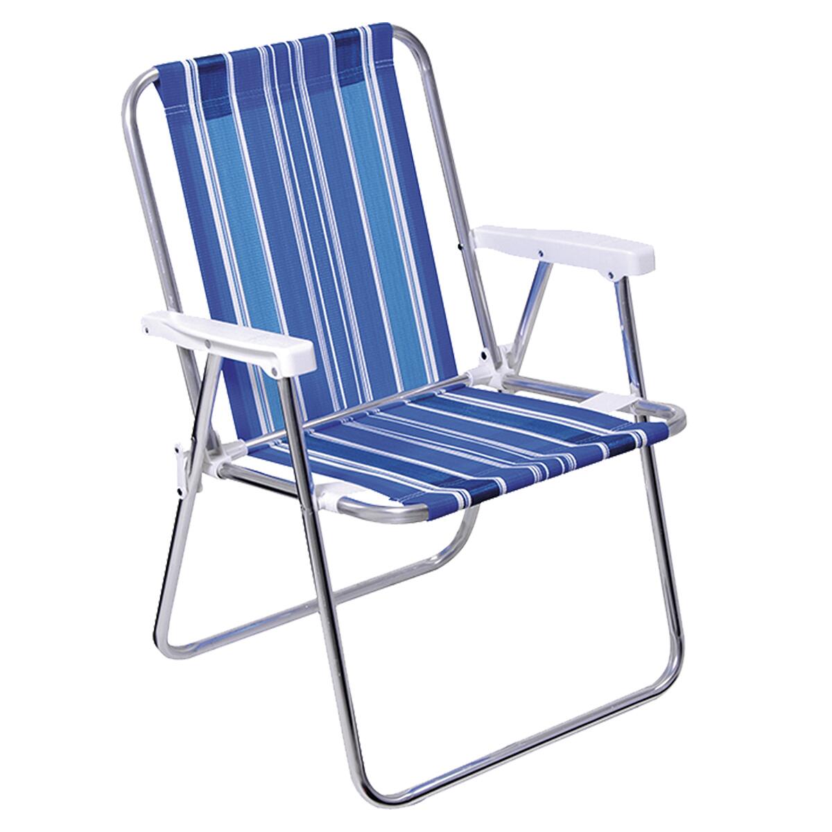 Cadeira Alta de Praia em Alumínio com Cores Sortidas Mor
