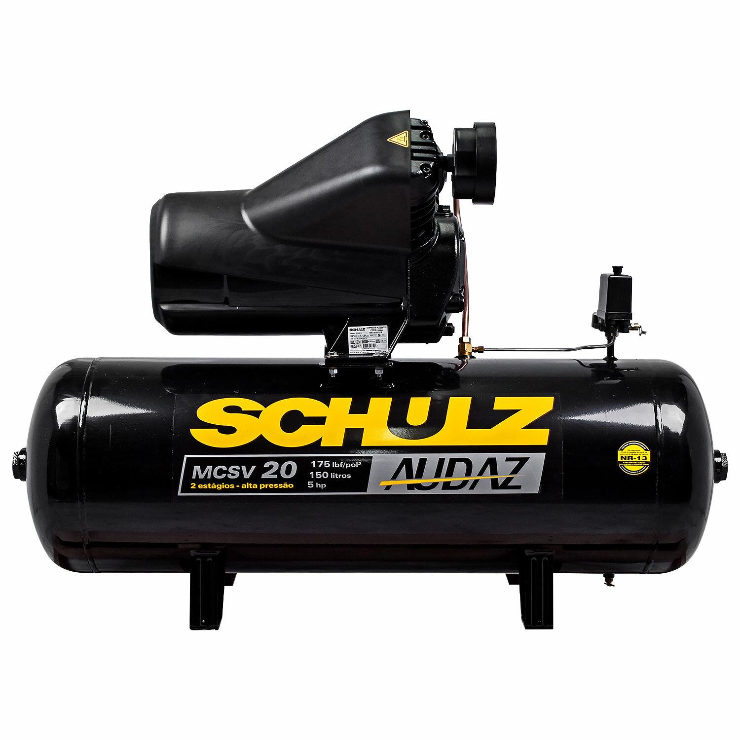 Compressor de Ar Audaz Mcsv 20/150 220/380V Schulz