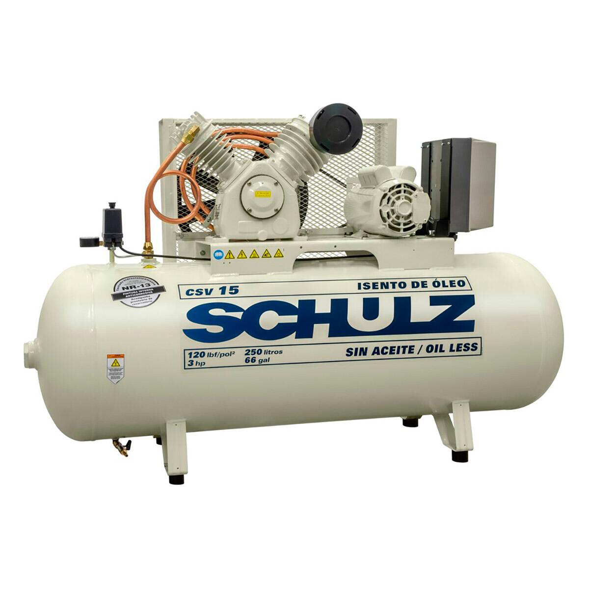 Compressor Odontológico Monofásico 220V Cvs15/250 Schulz