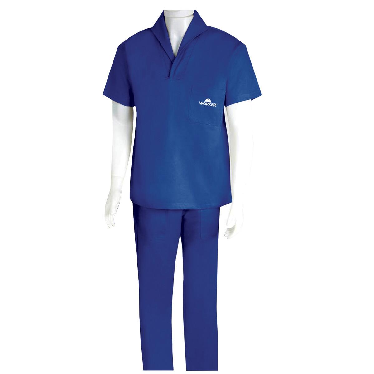 Conjunto Uniforme Industrial Azul Grande Worker