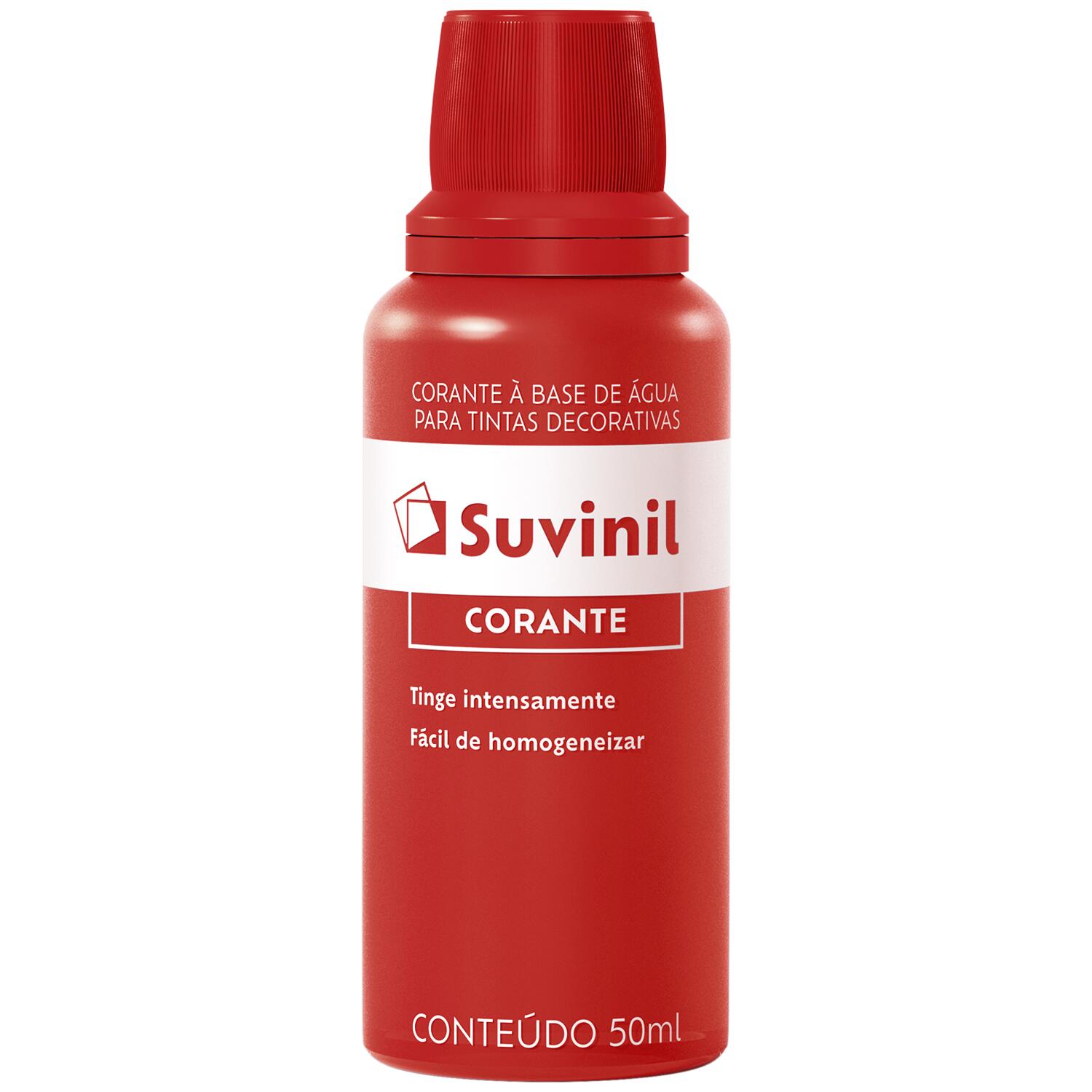 Corante Líquido para Tinta Vermelho 50Ml 12 Peças Suvinil