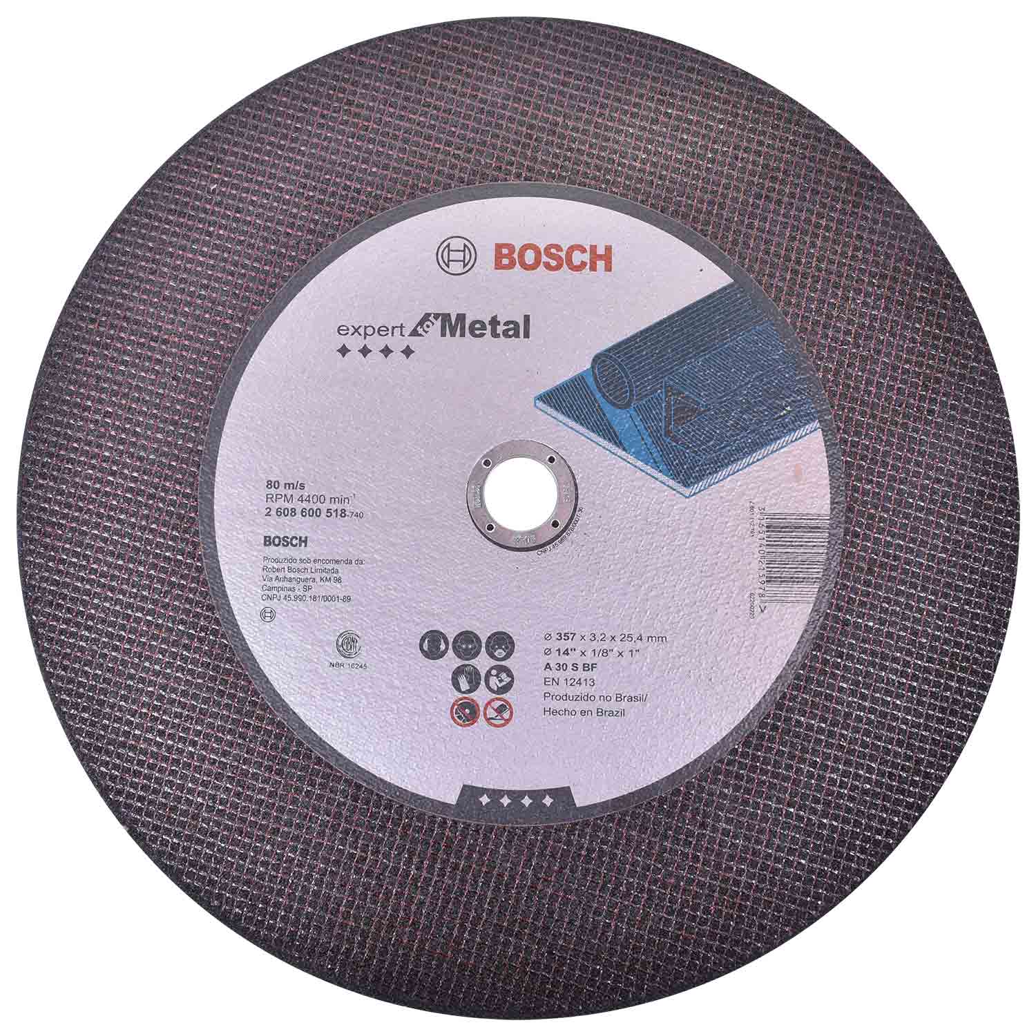 Disco de Corte Expert For Metal 357Mm X 25,4Mm G30 Bosch