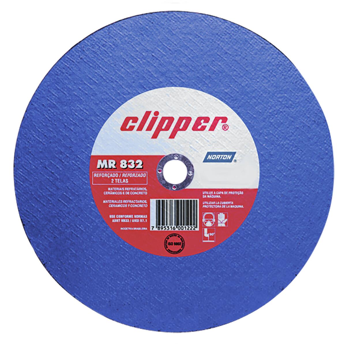 Disco de Corte Mr832 Clipper 178 X 3 X 22,22Mm Norton