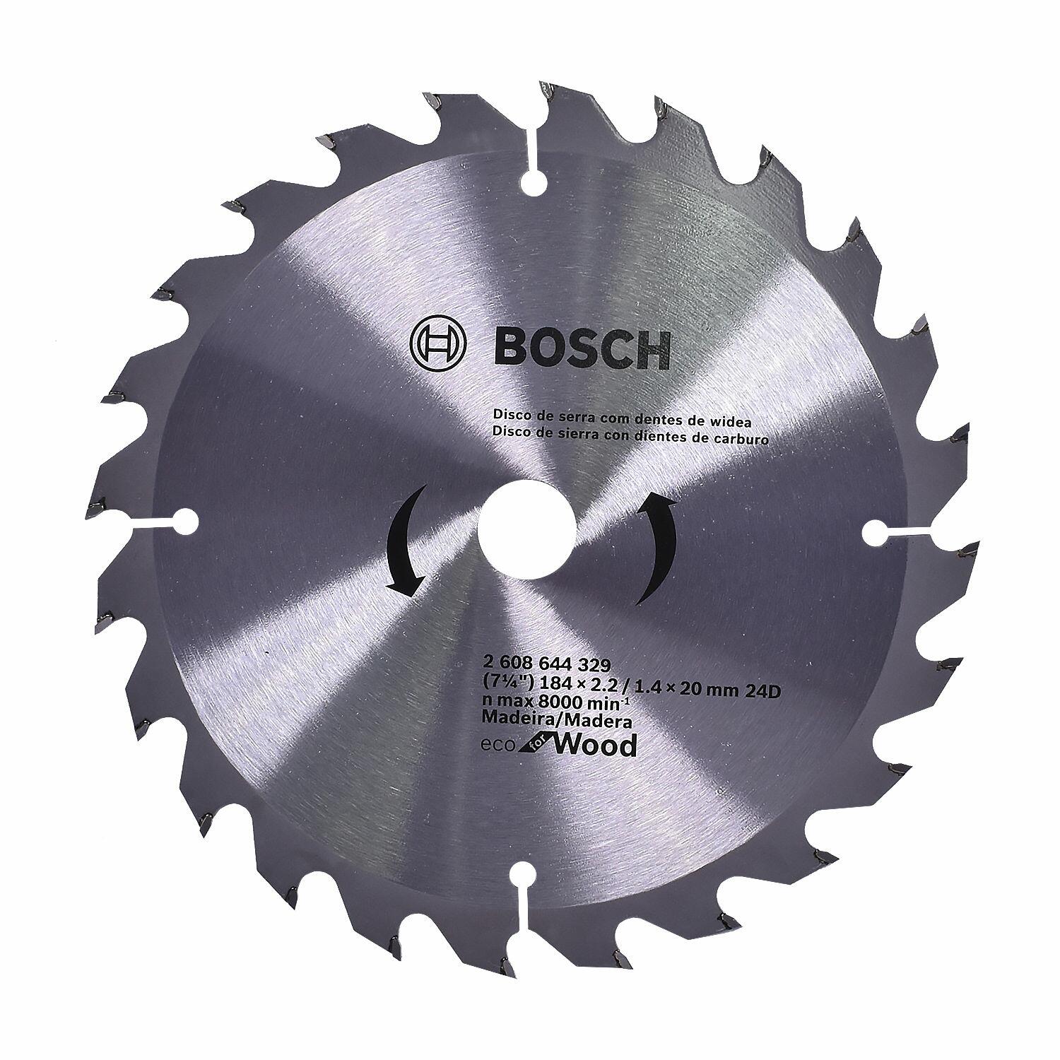 Disco de Serra 7 ¼” em Aço com Dentes Widea 24 D Bosch