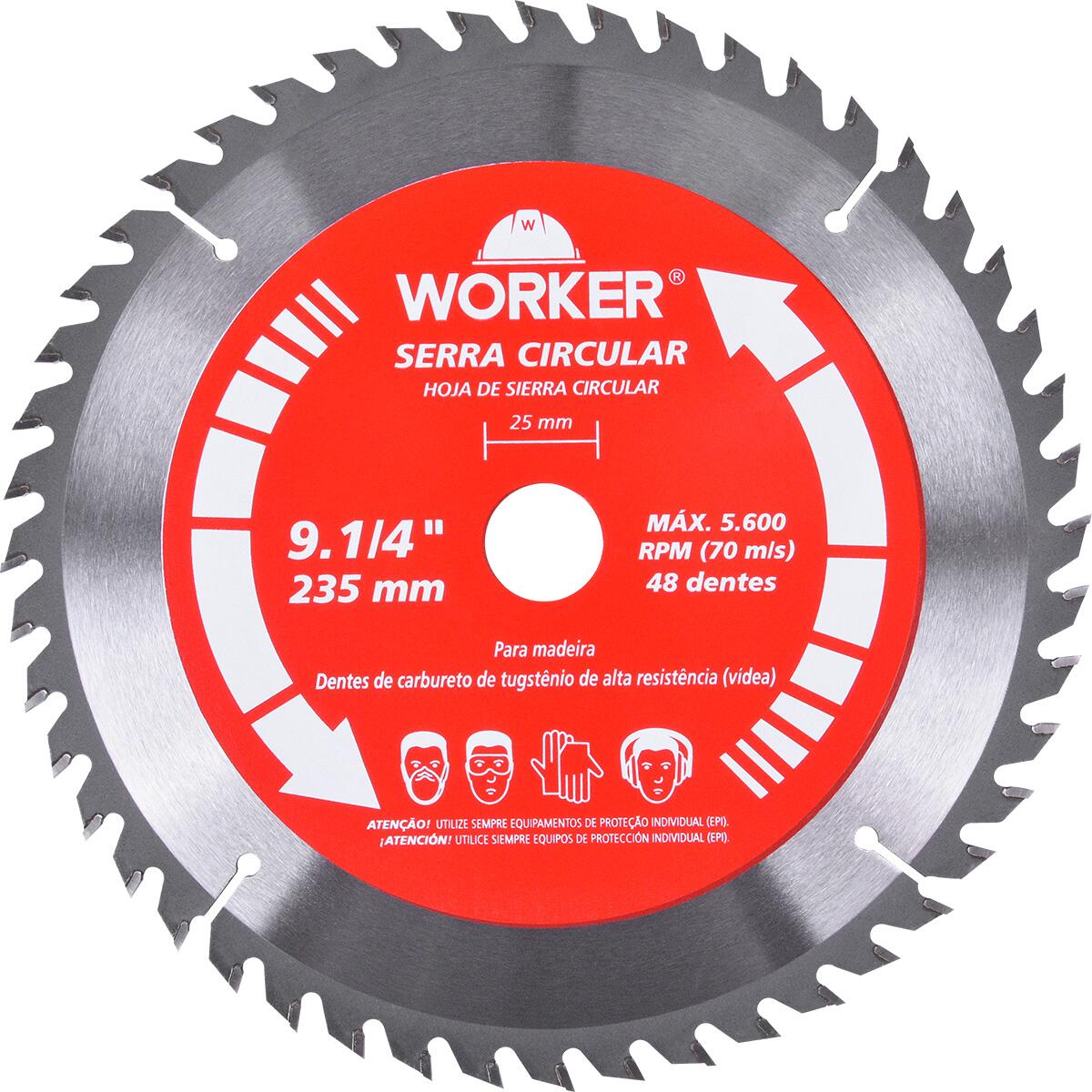 Disco de Serra Widea 9. 1/4 Worker