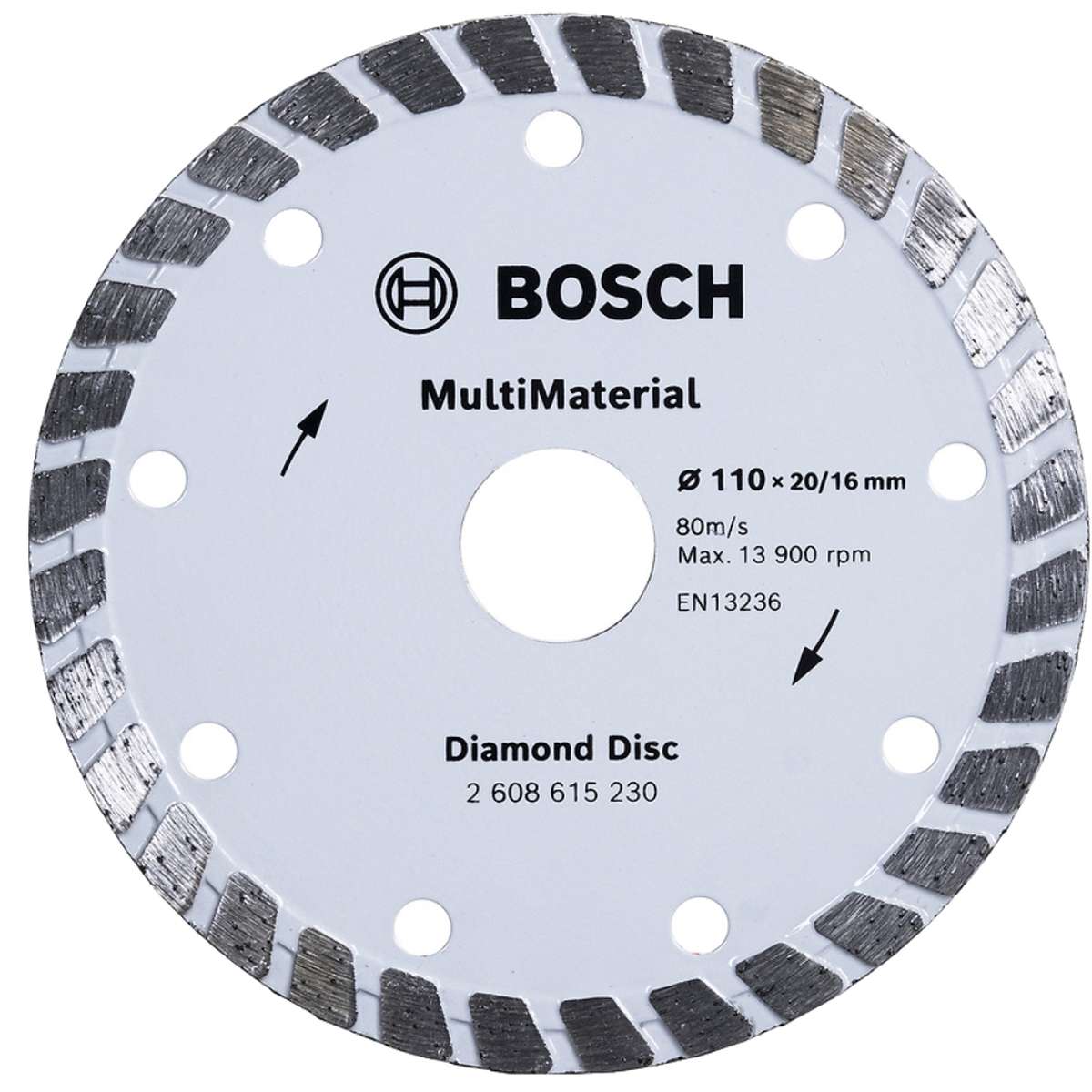 Disco Diamantado Turbo 110Mm Bosch