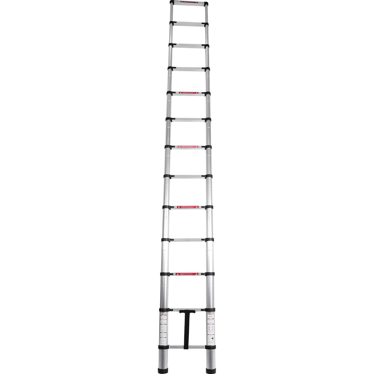 Escada Telescópica de Alumínio 13 Degraus 3,8M Bumafer