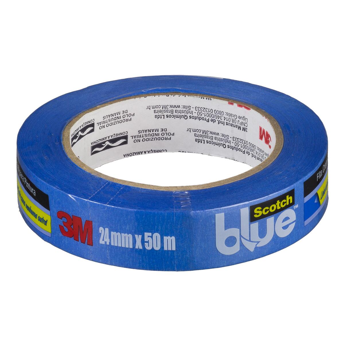 Fita Crepe Profissional 2090 Blue Tape 24Mmx50M 3M