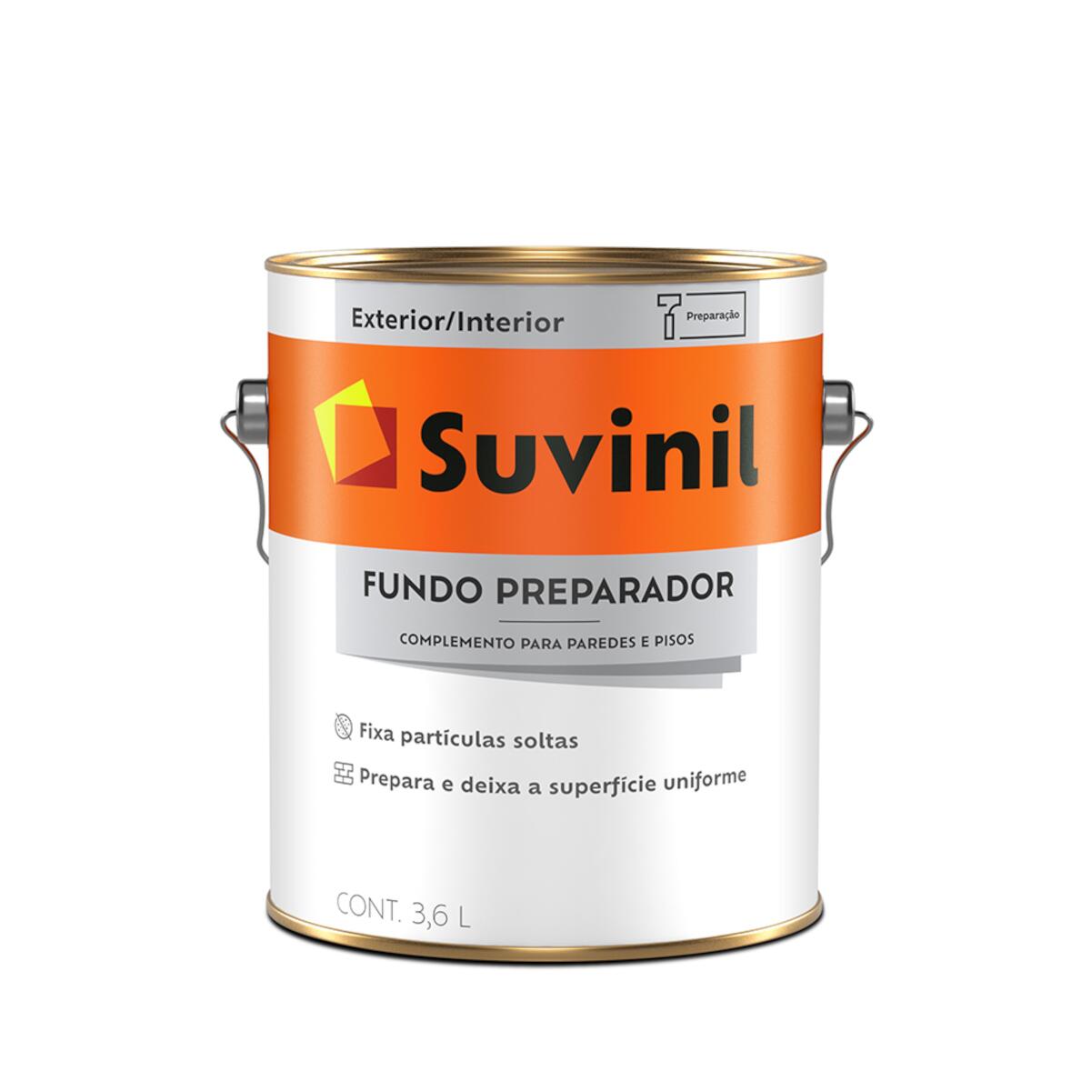 Tinta Fundo Preparador para Alvenaria Incolor 3,6L Suvinil