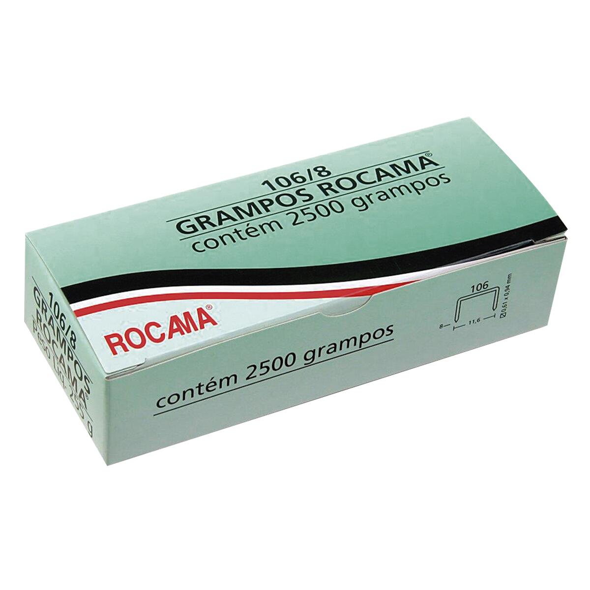 Grampo Rocama 106/6 300Gr Pol