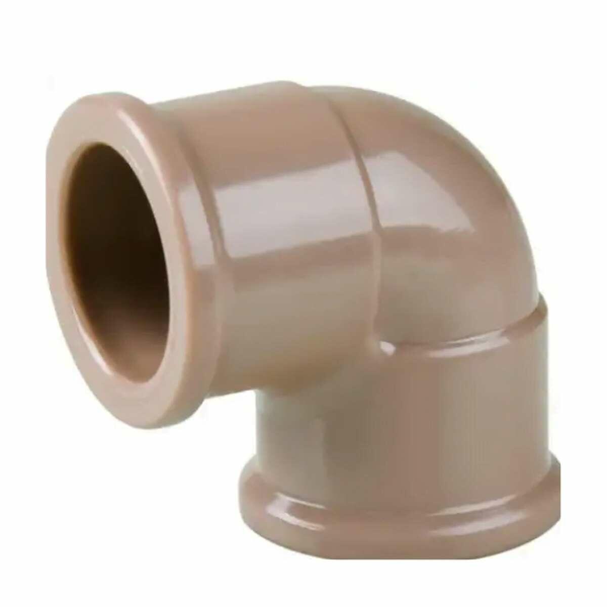 Joelho 90° em Pvc Marrom 50Mm Plastubos