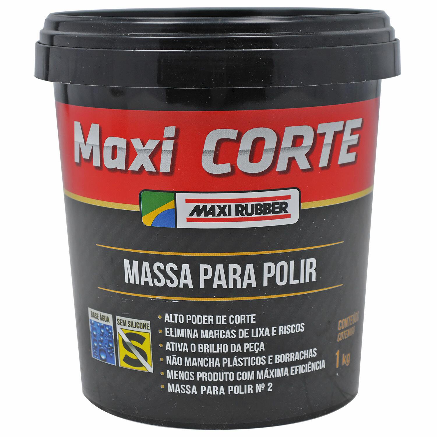 Massa para Polir a Base de Água Número 2 1Kg Maxi Rubber | Ferramentas