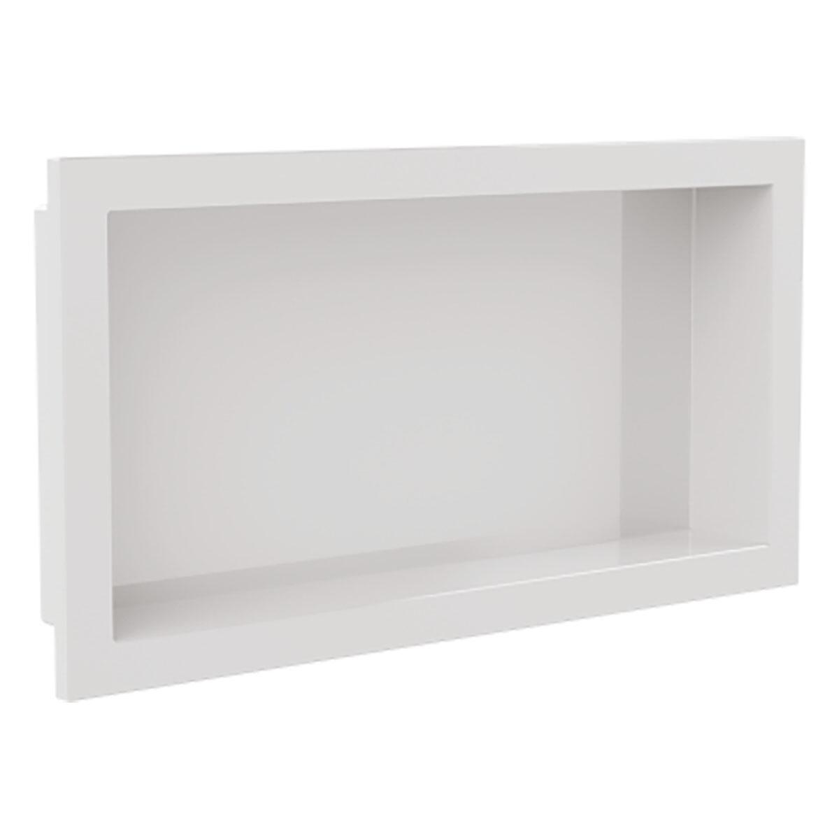 Nicho de Banheiro para Embutir Branco 30X60Cm Arquitech