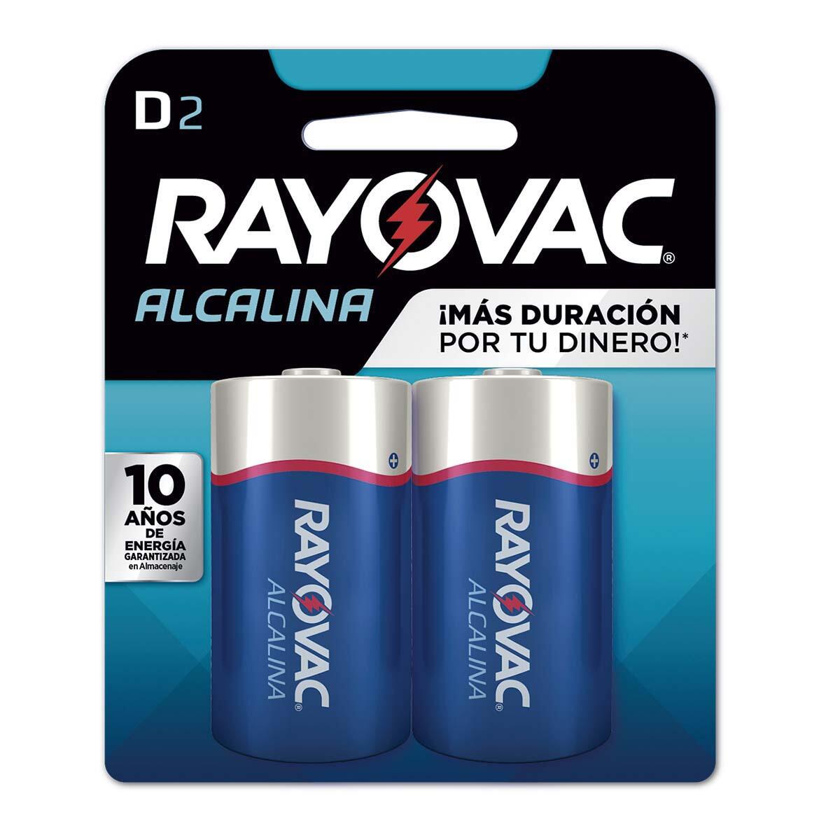 Pilha Alcalina Rayovac D Gd Enc 02 Pçs