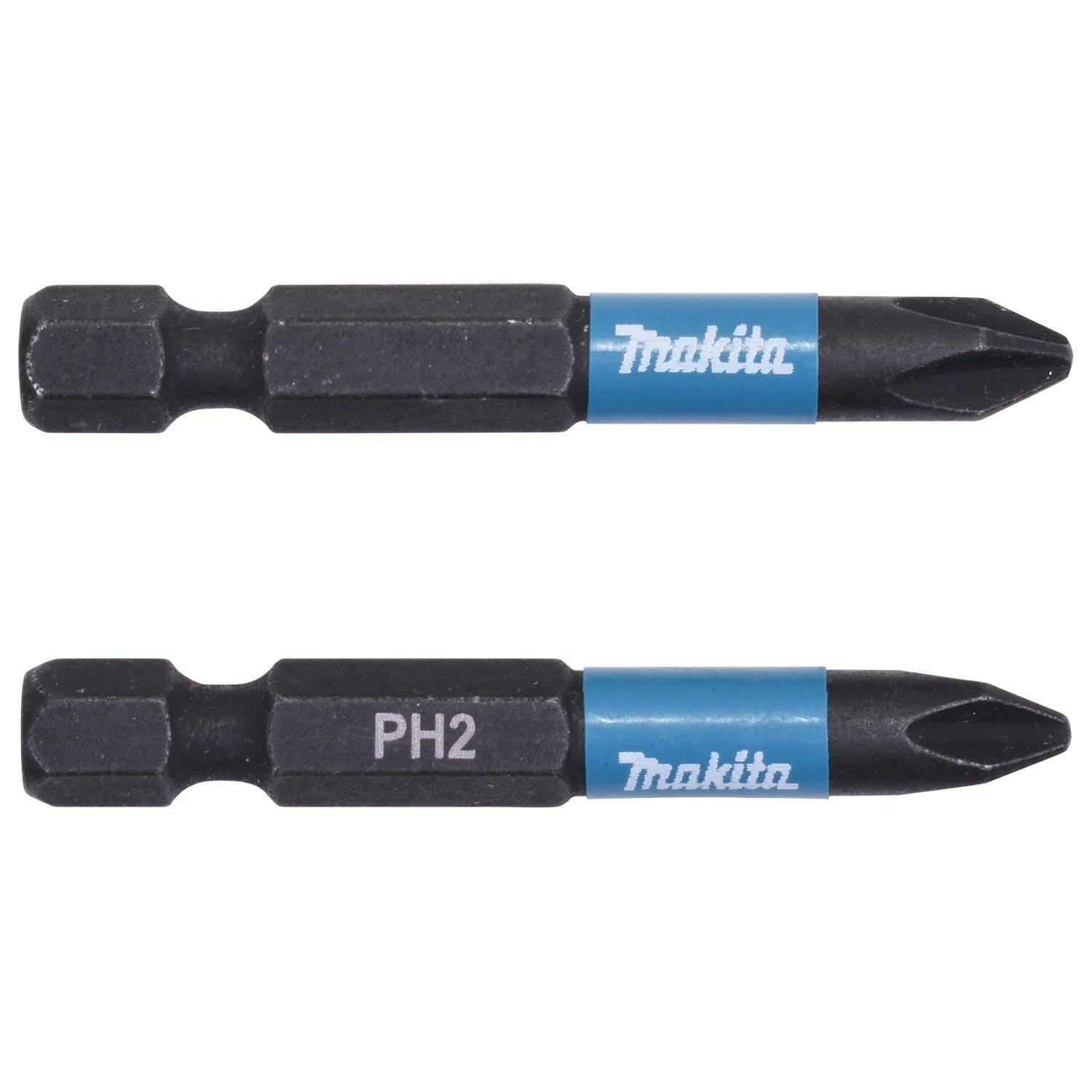 Ponta Bits Phillips Ph2 50Mm Impacto B-63725 Makita – 2 Peças