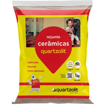 Rejunte Ceramicas Preto Grafite 1Kg Quartzolit