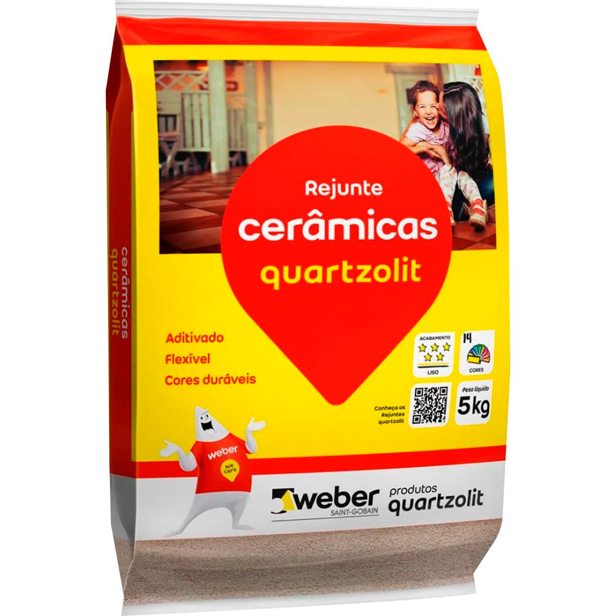 Rejunte Flexível para Cerâmicas Corda 5Kg Quartzolit