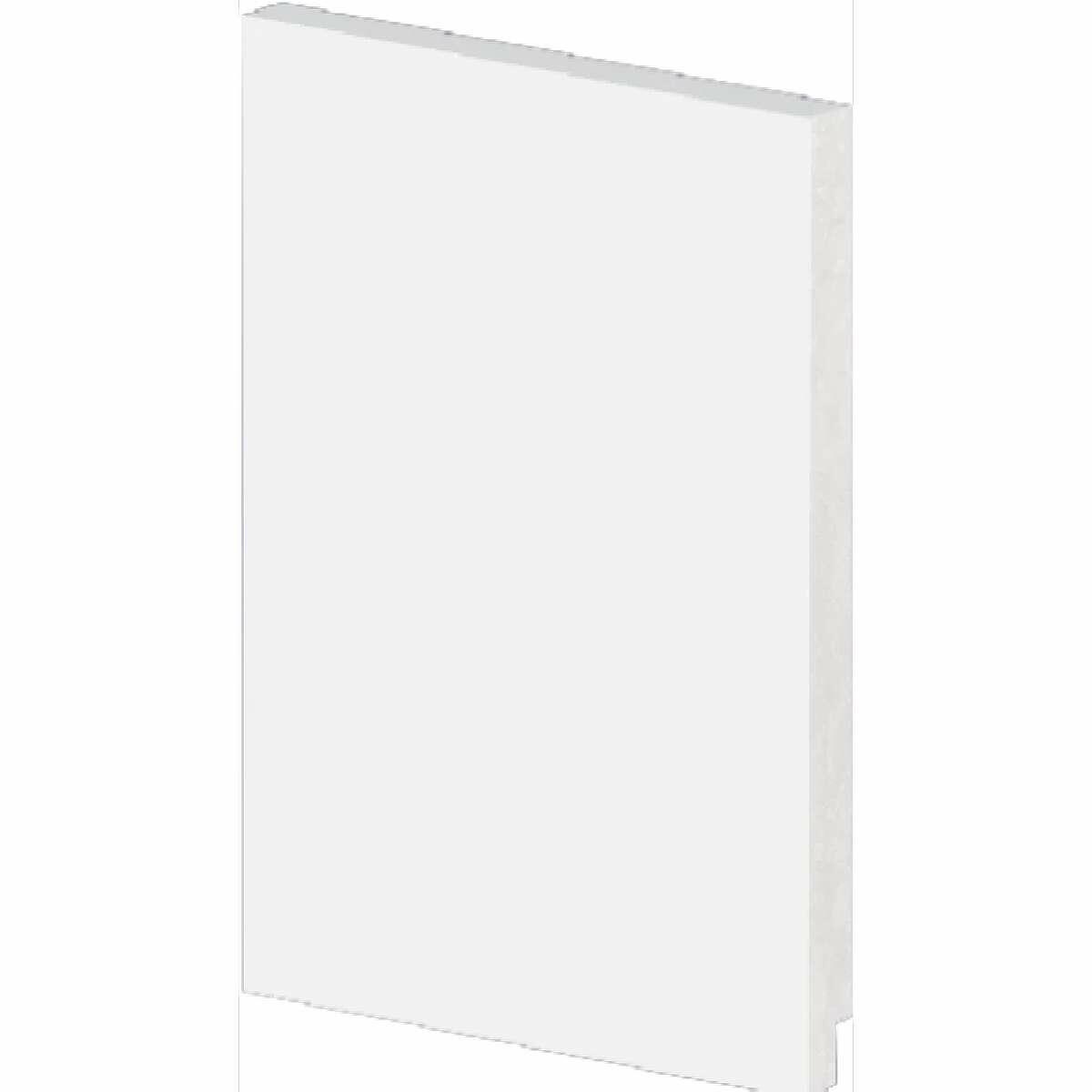 Rodapé Slim Liso 2,40M 150X10Mm Branco Arquitech