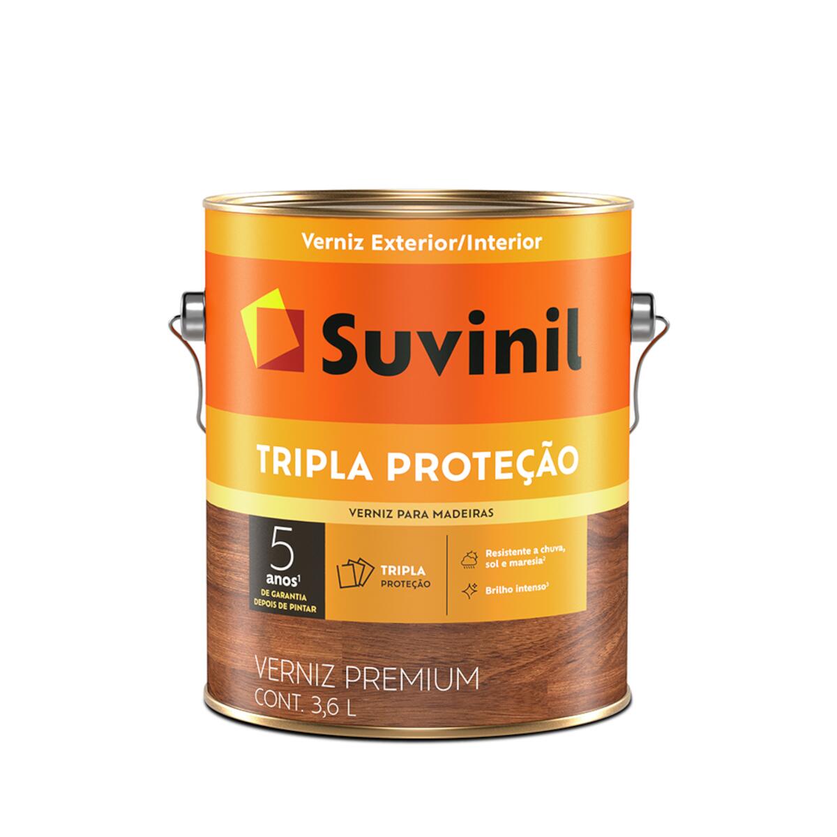 Verniz Tripla Proteção Brilho Natural 3,6L Suvinil